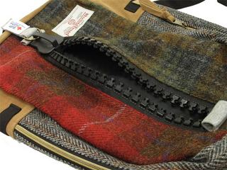 ハリスツイード メガジップ デイパック Harris Tweed メンズ リュック